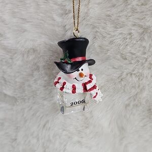 Vintage Snowman Ornament 2006